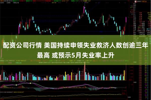 配资公司行情 美国持续申领失业救济人数创逾三年最高 或预示5月失业率上升